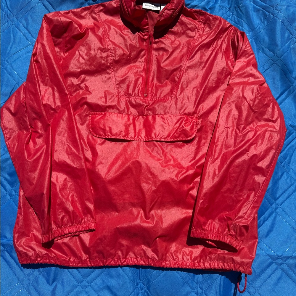 American Vintage Red Windbreaker